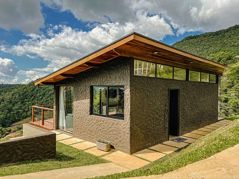 Casa Contemporânea 1.630m Altitude (Casa Vista)