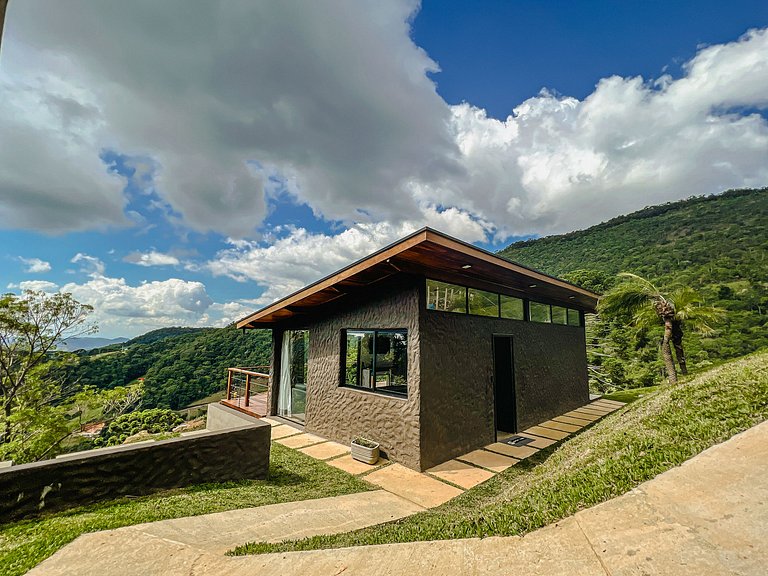 Casa Contemporânea 1.630m Altitude (Casa Vista)